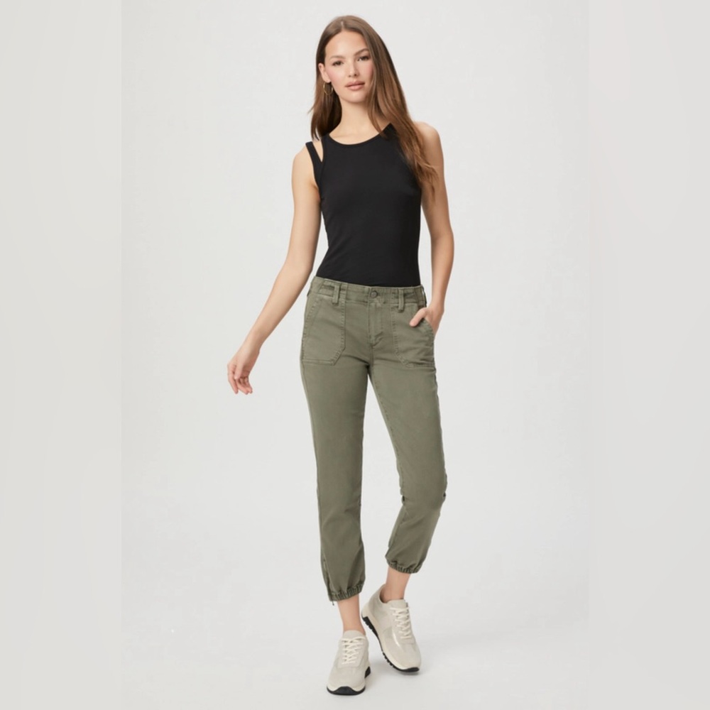 Paige Mayslie Jogger- vintage green Size 29